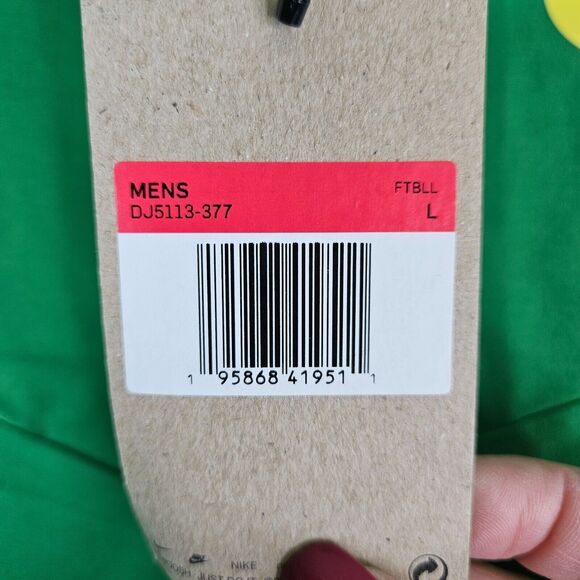 NEW Nike Oregon Ducks Football Coach Sideline Jacket Shirt Mens Large Green NCAA - Picture 3 of 11